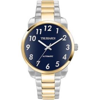 Reloj Automático Hombre Trussardi T-City Plateado Ø 40 mm