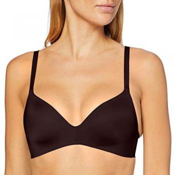 Sostén inalámbrico y sin costuras DIM 007HD para mujer - Color marrón - Talla 85C / 38C
