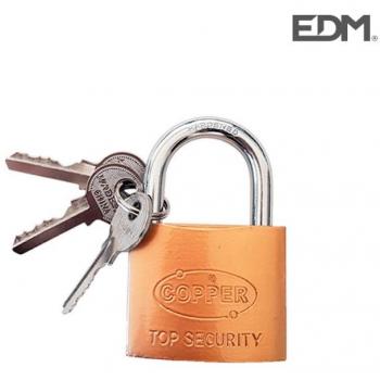 Candado de Seguridad EDM 50mm con 3 Llaves