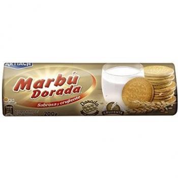 Marbú Dorada Caja De Galletas - Paquete de 200 gr