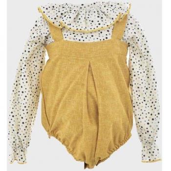 Conjunto de bebé niña multicolor en algodón suave y cómodo