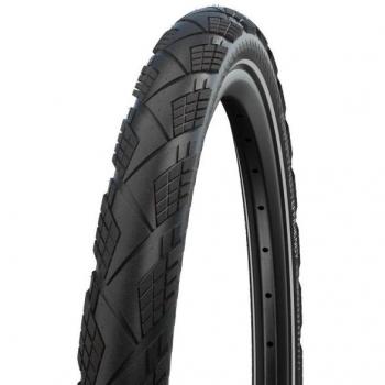 Schwalbe Marathon Efficiency Super Race V-Guard Folding Tyre - 700c - Black / Reflex / 700c / 38mm / Folding
