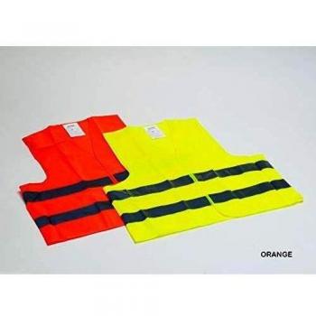 LEINA-WERKE 13100 - Chaleco reflector naranja brillante
