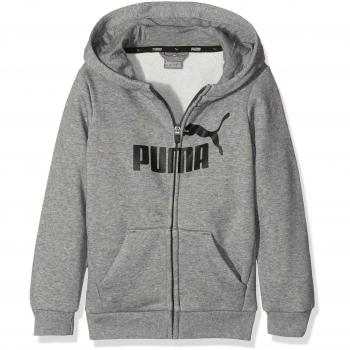 Puma ESS No. 1 FZ – Sudadera Infantil con Capucha FL, Medium Gray Heather, 116, 838723 03