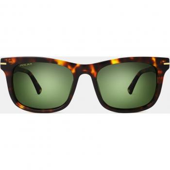 Polar Tortoiseshell Rectangular Sunglasses with Polarized Lenses for Men
