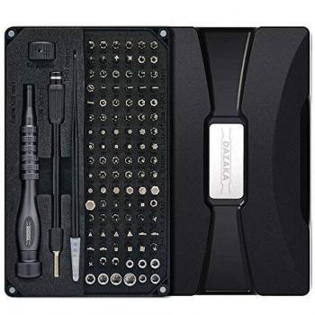 DAZAKA Juego de Destornilladores de Precisión Profesional 106 en 1 Kit de Herramientas de Precision Reparación de Bricolaje para Reparar Electrónica, Teléfono Móvil, Laptop, Gafas, Mirar