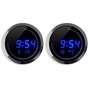 Orium-Reloj con LED 11815 Aluminio, diámetro: 30 cm
