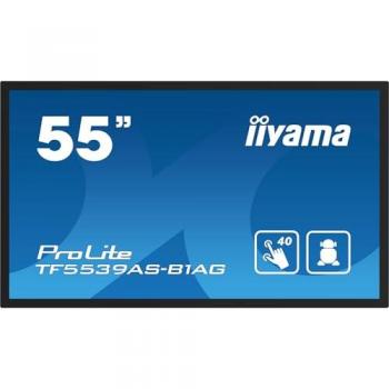 Monitor Táctil 55 PCAP Antirreflejo Sin Bisel 4K UHD Android 11, 40 Puntos de Toque, TF5539AS-B1AG