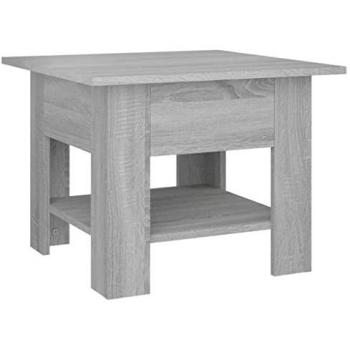 vidaXL Coffee Table Grey Sonoma 55x55x42 cm Engineered Wood