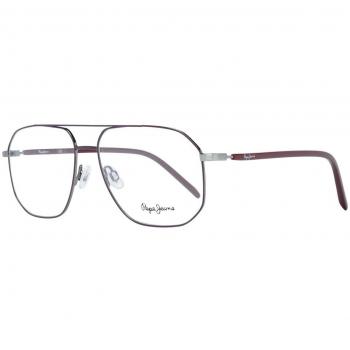 Pepe Jeans Gafas Graduadas PJ 1294 C4 - Montura de Gafas para Hombre en Lila con Detalles Metálicos