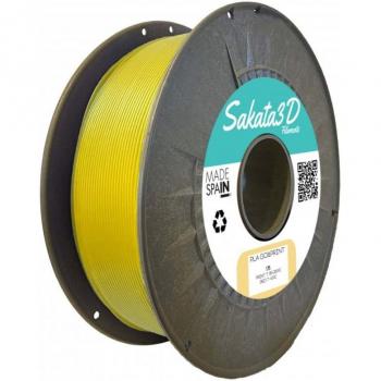 Sakata 3D Bobina de Filamento GO&PRINT PLA Amarillo 1.75mm 1Kg