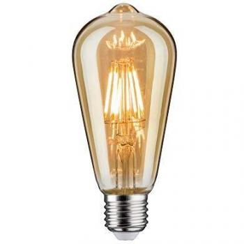 Lámpara LED Vintage Rustika 6W E27 Dimmable 1700K Gold