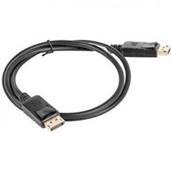 Lanberg 1m DisplayPort Cable M/M 4K Resolution (CA-DPDP-10CC-0010-BK)