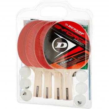 Dunlop Ac G-Force Match 4 Player Set - Kit de ping pong