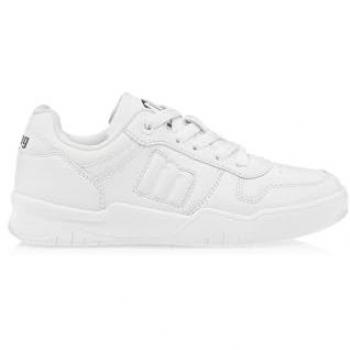 Zapatillas Deportivas Bajitas para Niños Mustang - Cierre de Cordones, Puntera Redonda, Color Blanco, Casual y Moda Infantil