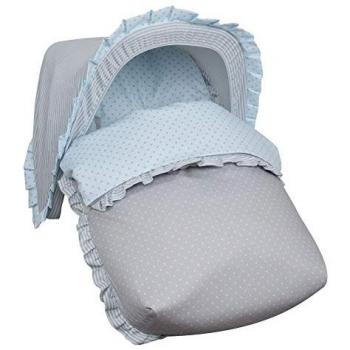 Babyline Dots - Saco porta bebé, unisex, color celeste