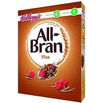 KelloggŽs All-Bran - Plus, Salvado de trigo, 375 g - [pack de 3]