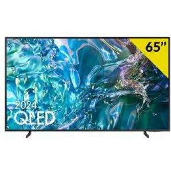 TV QLED 65 Samsung TQ65Q64DAUXXC, 4K Ultra HD, Procesador Quantum Lite, Smart TV con Tizen, DVB-T2 (H.265), color Titan Gray