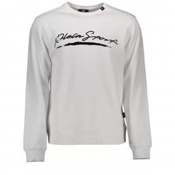 Plein Sport White Cotton Sweater - S