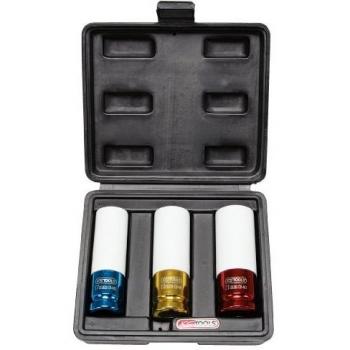 KS Tools 515.1005 1/2 Juego de llaves de vaso especiales para ruedas 3 pzs