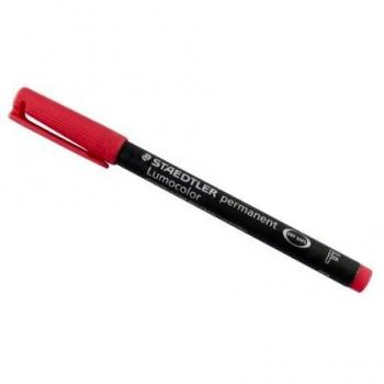Staedtler Lumocolour Pen Permanent Fine Red Pack of 10 3182 ST33227