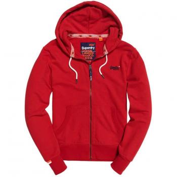 Superdry Sudadera Orange Label Lite ZH Rojo Hombre S Rojo