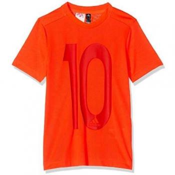 adidas Messi Icon Jersey Camiseta, Niños, Rojo