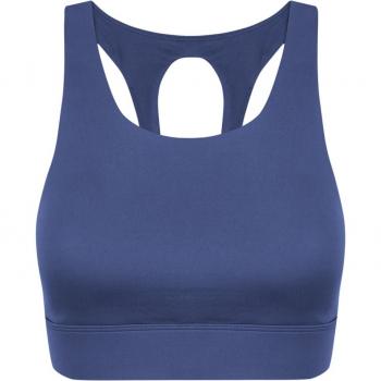 Top deportivo de mujer Naya Born Living Yoga, alta sujeción, color azul, talla XL