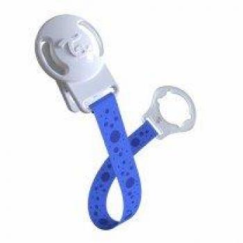 Clip chupete twistshake azul