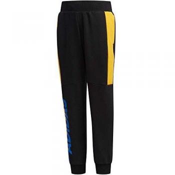 adidas LB Ft Kn Pant Pantalón, Niños, Negro/Oroact/Azul, 116