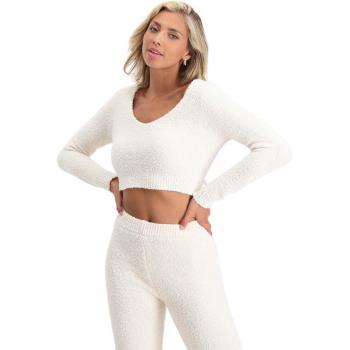Steve Madden Women's Boucle V-neck Sports Bra