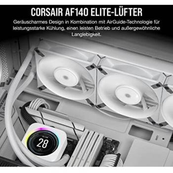 Corsair AF140 Elite 140mm PWM White LED High Airflow Fan