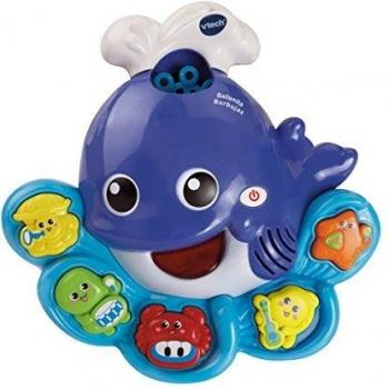 VTech Ballenita Juguete de Baño para Burbujas, Dimensiones 30.5 x 24.1 x 11.9 cm, Modelo 80-146022