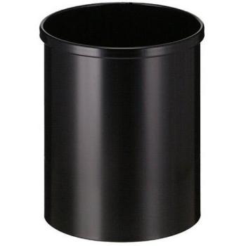Papierbak Redonda de Metal 15L, 25.5cm, Color Negro