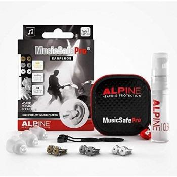 Alpine MusicSafe Pro Transparent Earplugs - High Fidelity Hearing Protection with Interchangeable Filters for Musicians
