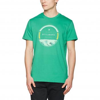 Billabong Rounder Tee Ss Camiseta, Hombre, Verde, S