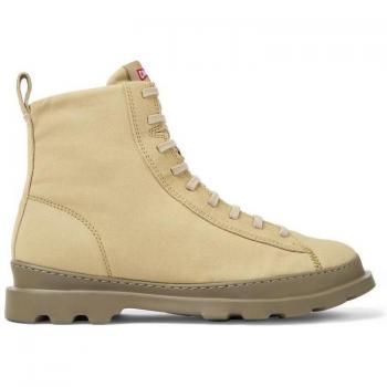 CAMPER Brutus - Men's Beige Ankle Boots in Size 46 made of Cotton Fabric