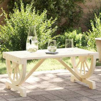 vidaXL Garden Coffee Table 90x50x40 cm Solid Wood Fir - Type: Garden Coffee Table, Dimensions: 90x50x40 cm, Material: Solid Wood Fir