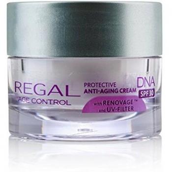 Regal Age Control - Crema Protectora Antiedad | Con Renovage y SPF30 | Crema Antiarrugas | Crema Hidratante Facial con Ácido Hialurónico | Cuidado de la Piel | 45 ML