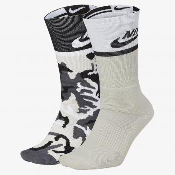 NIKE U NK Energy Crew 2PR - GFX - Calcetines, Unisex Adulto, Multicolor