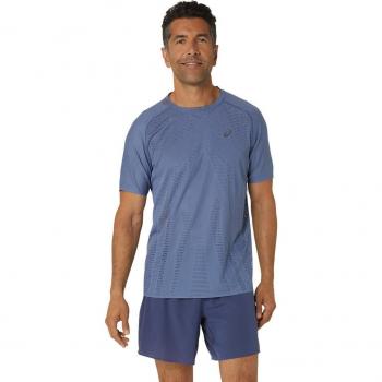 Camiseta de hombre Asics Metarun SS Top azul XL