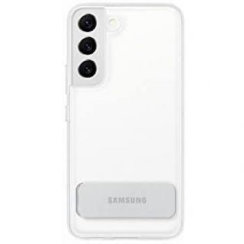 Samsung Galaxy S22 Clear Standing Cover Transparent Case with Kickstand EF-JS901CTEGWW