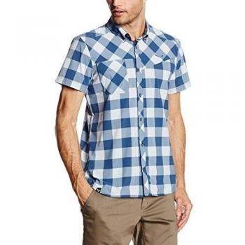 Salewa Puez Dry M S/S Srt - Camisa manga corta para hombre, color azul, talla 54/2X