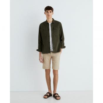 Superdry - Sobrecamisa de hombre de espiguilla Merchant Herringbone