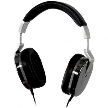 Ultrasone Edition 8 Ruthenium Closed-Back Headphones, 40mm Mylar Drivers, Wired, 6 - 42000 Hz Frequency Response, Black Metallic