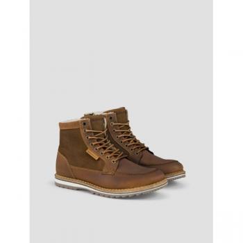 Björn Borg Men's Leather Boots Martyn Brown, Size 45
