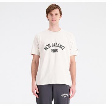Camiseta New Balance NB ESSENTIALSS Beige Para Hombre