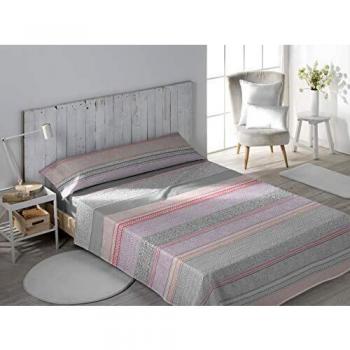 DHestia Juego Sábanas, Coral, 135x200 cm/Cama 135