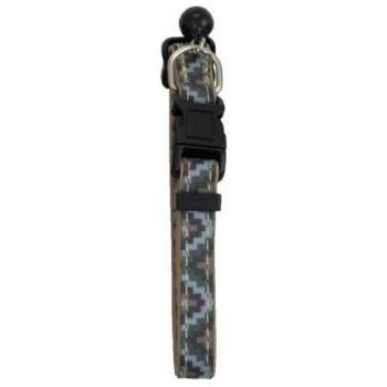 Collar para Gato Envy Knitting Militar Talla XS Ajustable 10mm x 20-33cm