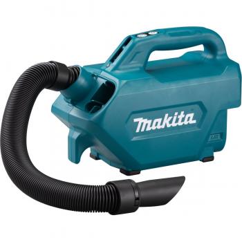 Aspirador Makita DCL184RF 18V LXT 500mL, 3,0Ah, incluye 1 batería, especial para coche y con capacidad de 0,5 L para polvo
